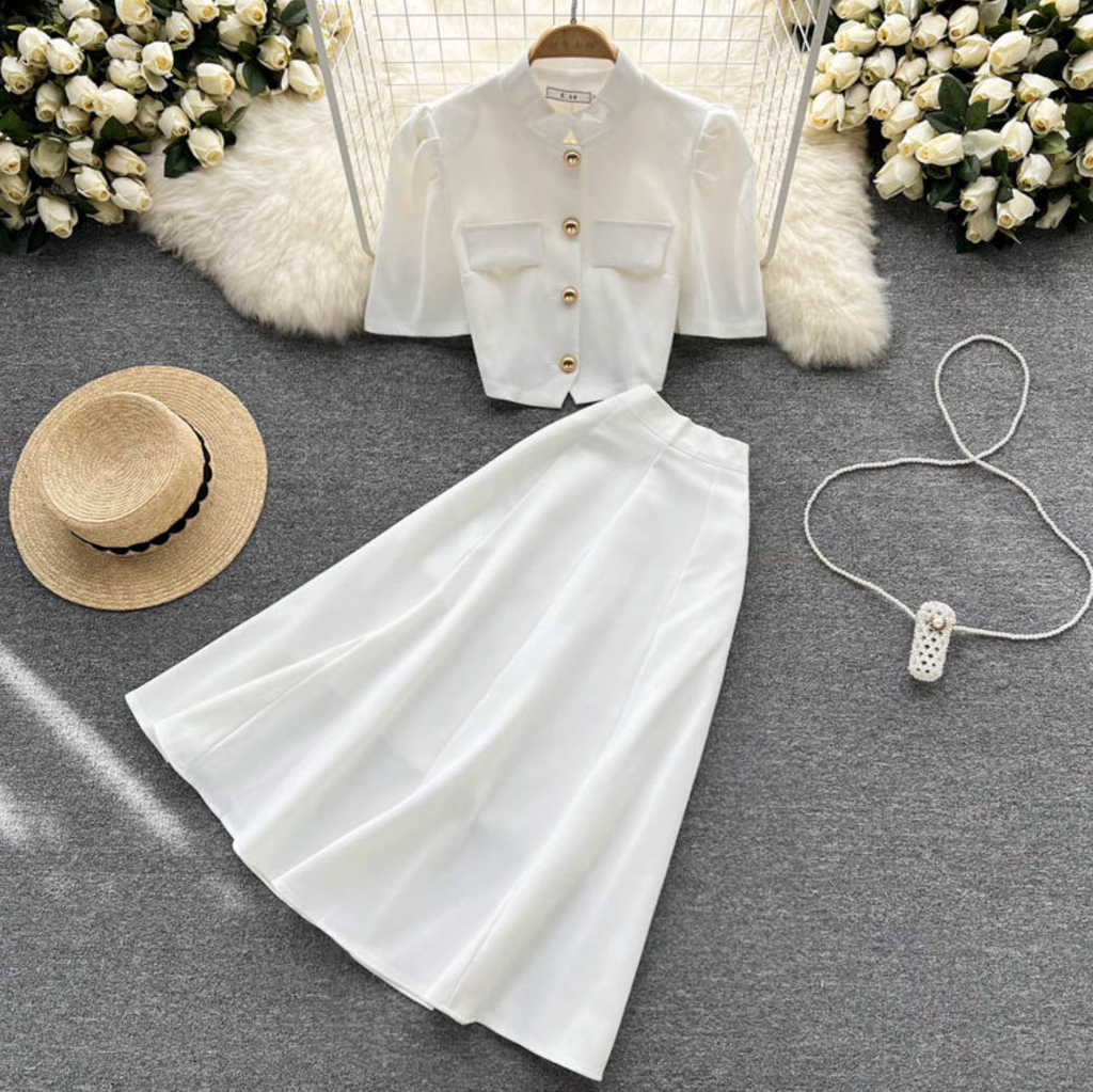 Women's Korean-Style Elegant Long-Sleeve Dress