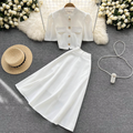 Women's Korean-Style Elegant Long-Sleeve Dress