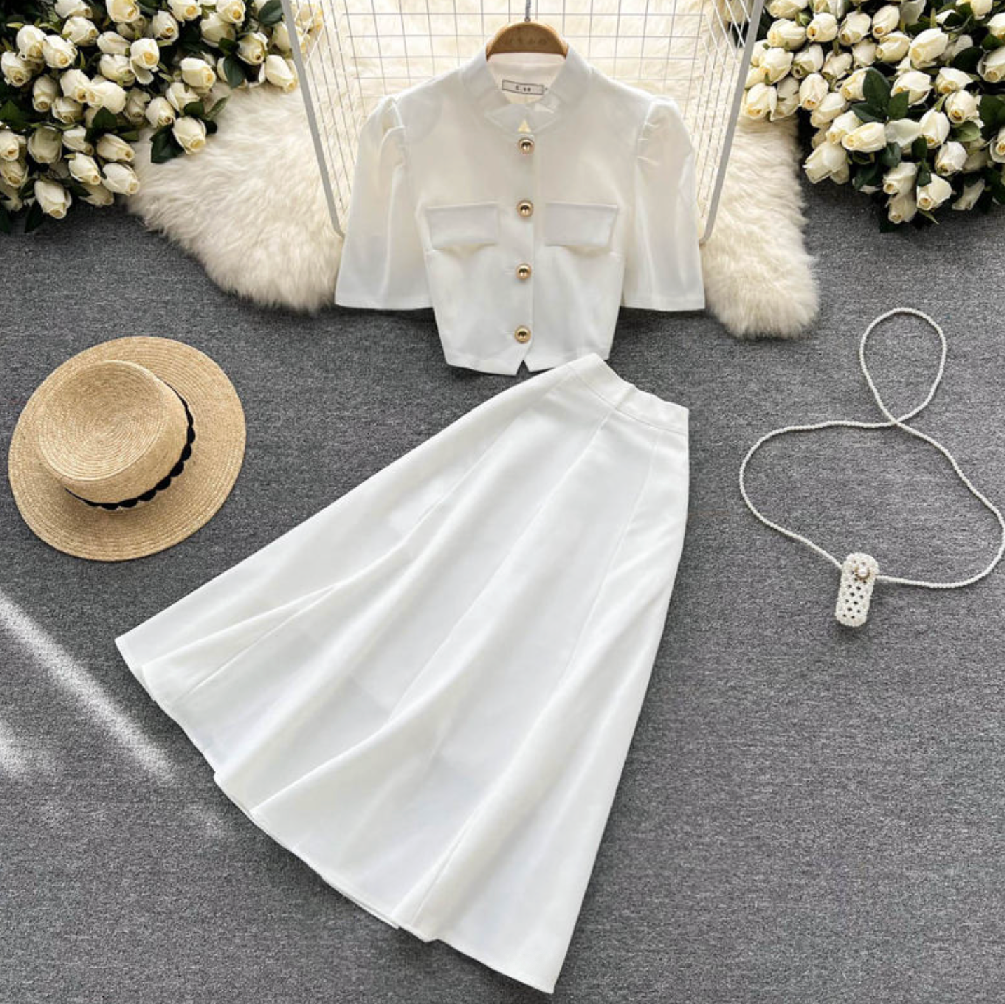 Women's Korean-Style Elegant Long-Sleeve Dress