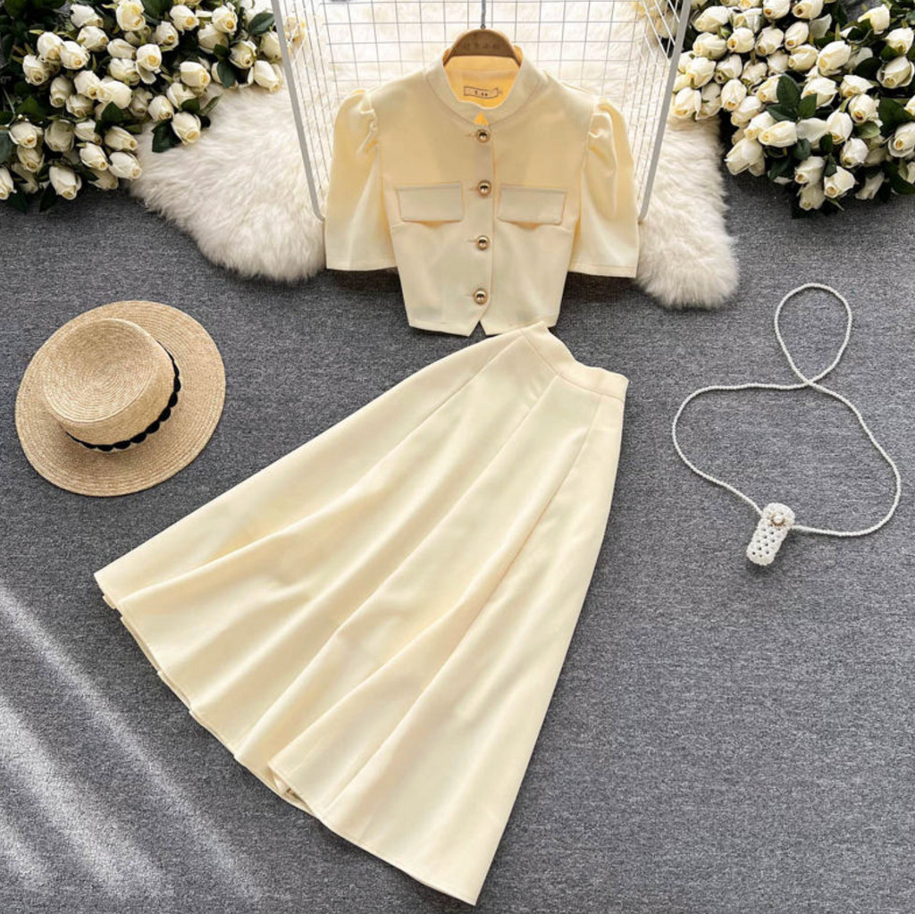 Women's Korean-Style Elegant Long-Sleeve Dress