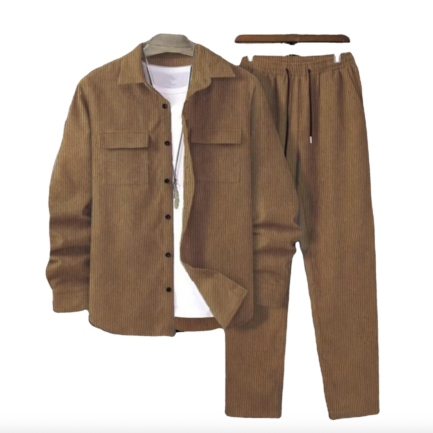 Men's Casual Solid Color Corduroy Jacket