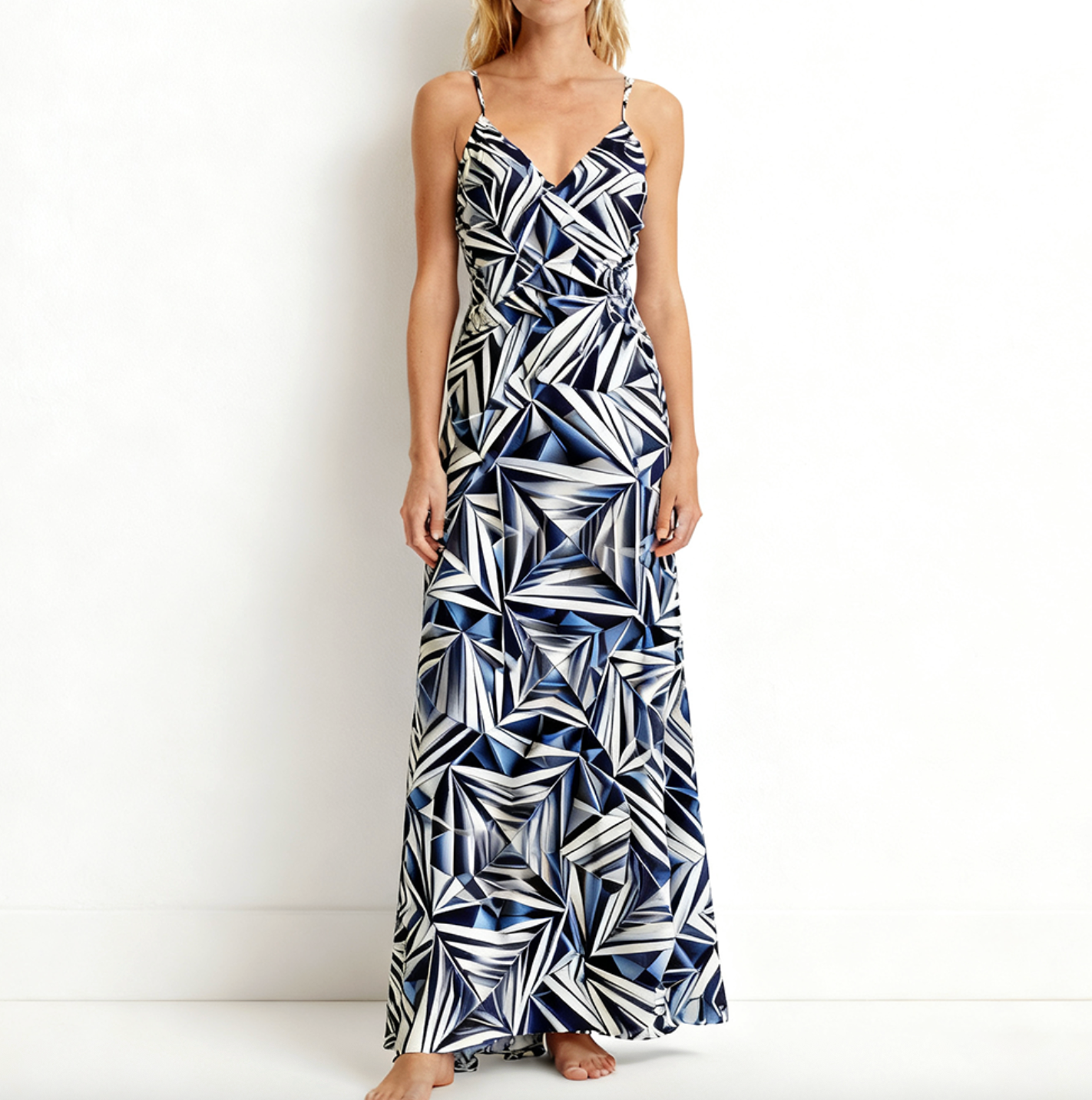 Women's Custom Hawaiian Halter Beach Dress